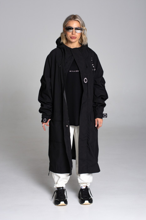 Мембранный плащ (дождевик) Miller's, ONE, цв. Черный, unisex.