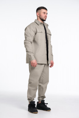 Костюм Miller&#039;s, TWO Over, цв. Бежевый, (unisex, Рубашка + Джоггеры).