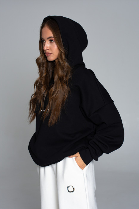 Худи Miller's, THREE Over, цв. Черный, unisex.