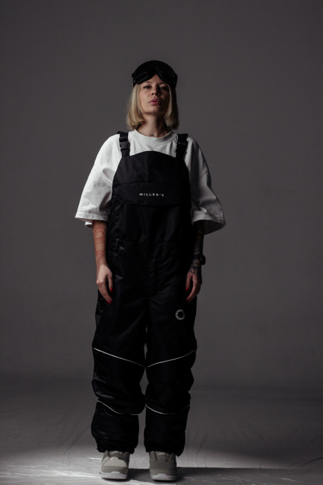 Полукомбинезон горнолыжный Miller's, ONE Over, цв. Черный, unisex.