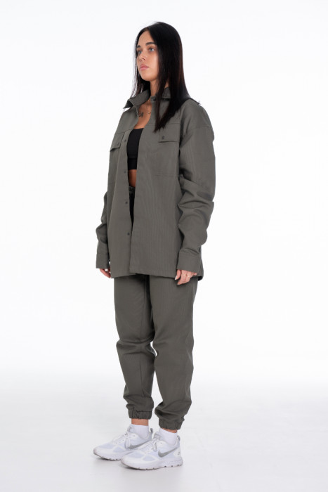 Костюм Miller's, TWO Over, цв. Хаки, (unisex, Рубашка + Джоггеры).