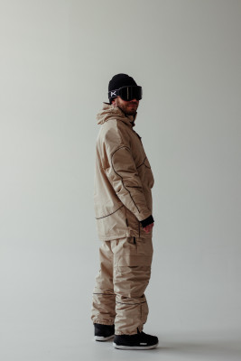 Анорак горнолыжный Miller&#039;s, ONE Over, цв. Бежевый, unisex.